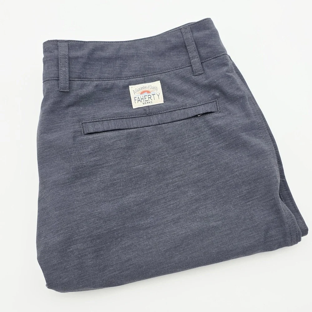 Faherty Belt Loop All Day Shorts Gray Drawstring 9
